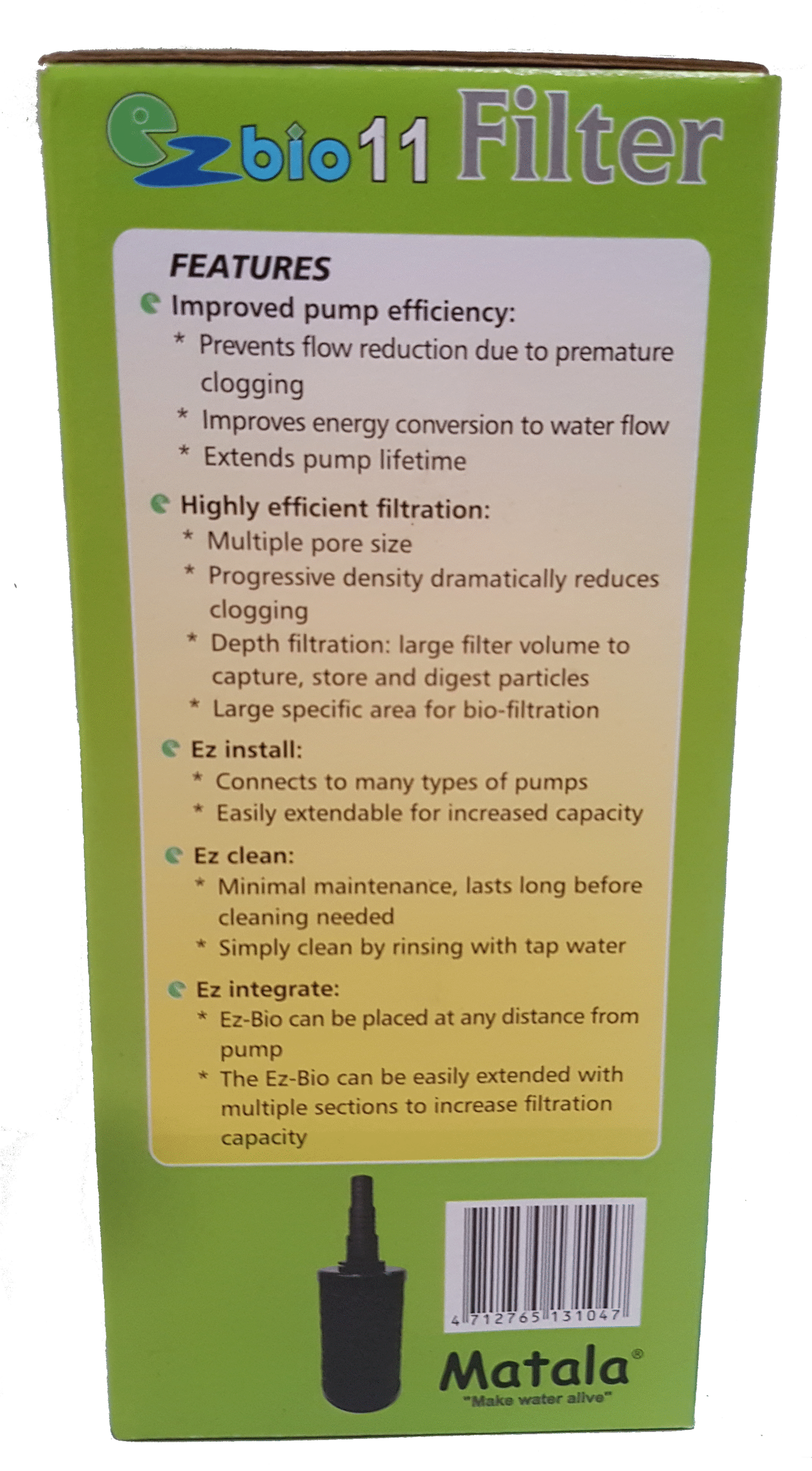 Matala EzBio 11 Pre-Filter Single Core - Image 5