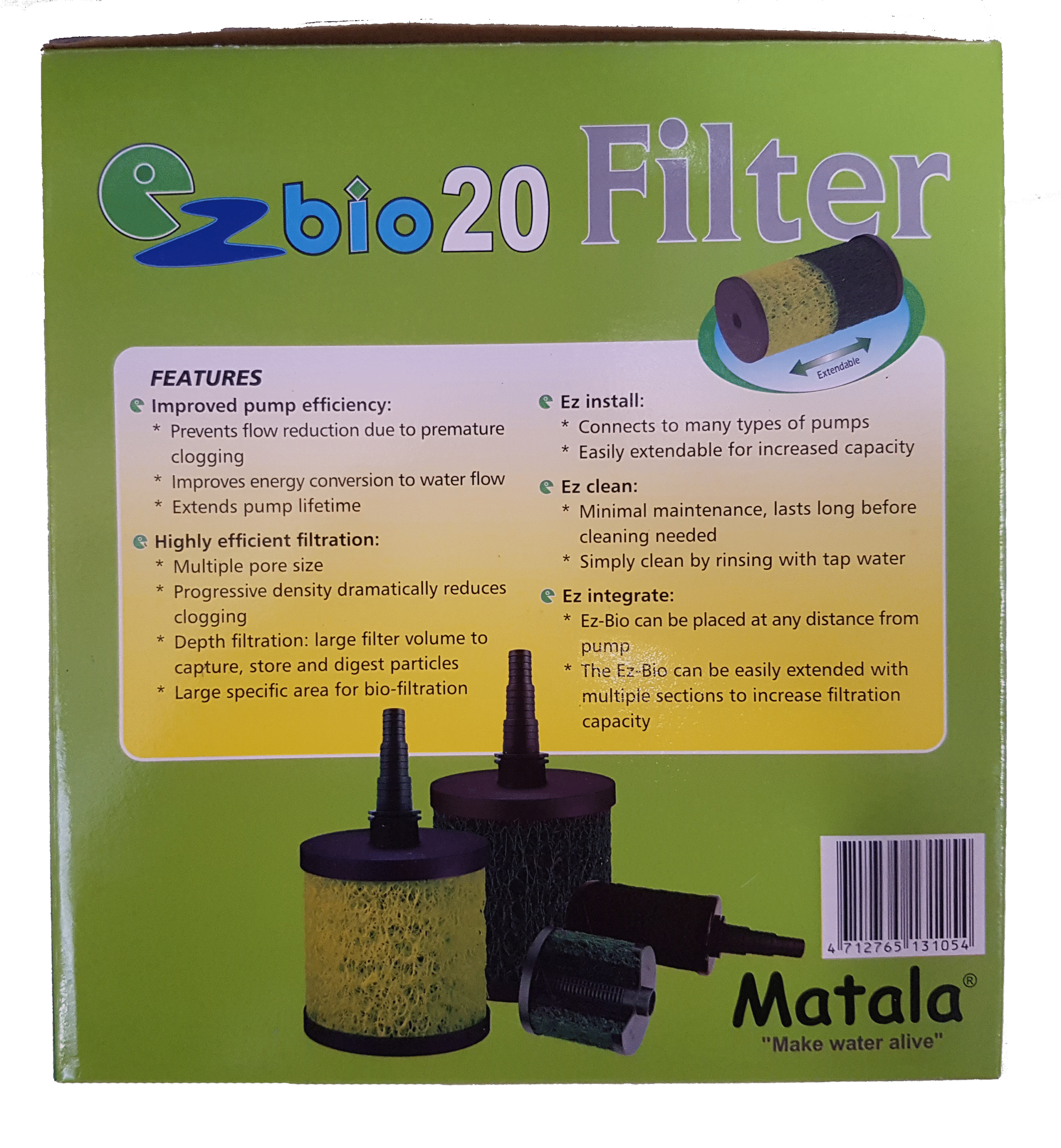 Matala EzBio 20 Pre-Filter Double Core - Image 9