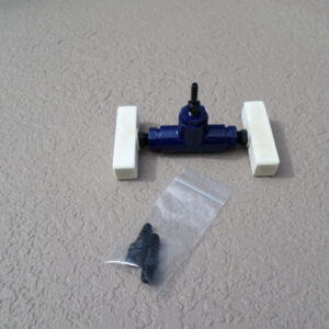WaterTreats 2 Way Diffuser Manifold Kit w/ 2 x 1"x1"x3" Fine Pore 0.6 cfm