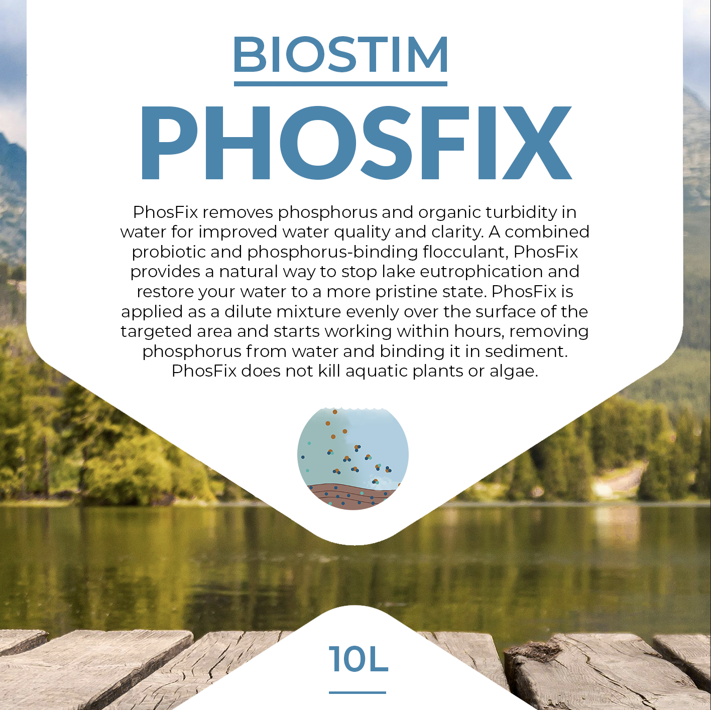 Biostim PhosFix (10L)—Eco-Friendly Phosphorus Remover & Water Clarifier - Image 3